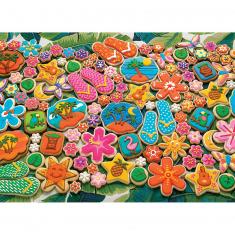 1000 Teile Puzzle: Tropische Kekse