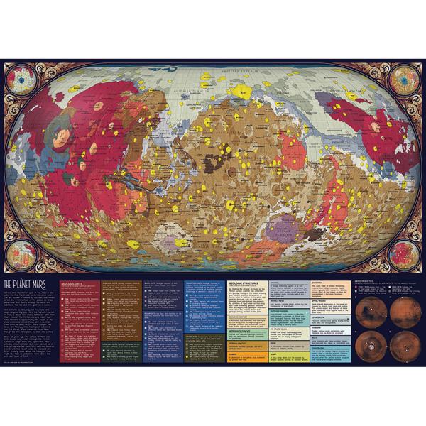 Puzzle 1000 pièces : La planète Mars - CobbleHill-80287