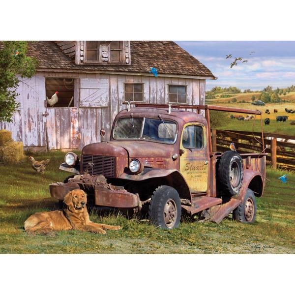 1000 piece puzzle: summer truck - CobbleHill-80199