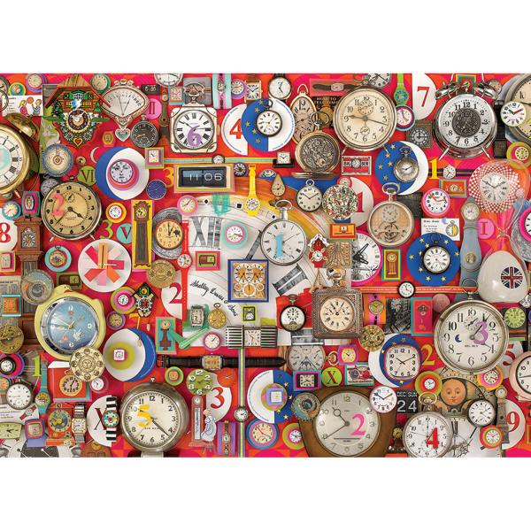 Puzzle de 1000 piezas: Relojes - CobbleHill-80280