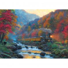 Puzzle de 1000 piezas: tren humeante