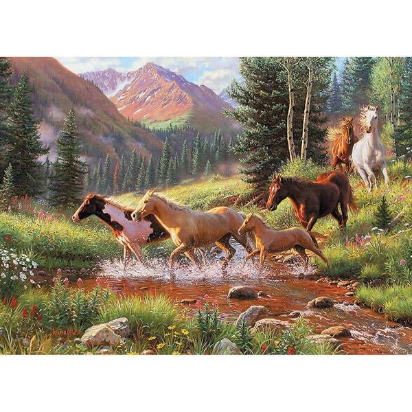 1000 piece puzzle: mountain thunder - CobbleHill-80136