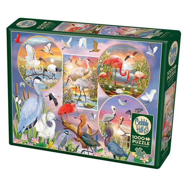 Cobble Hill Puzzle 1000 Pieces - Feathered Friends à Prix