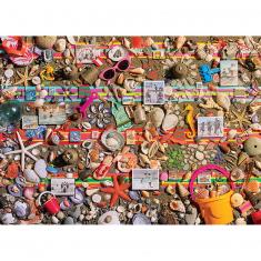 1000 piece puzzle: beach scene