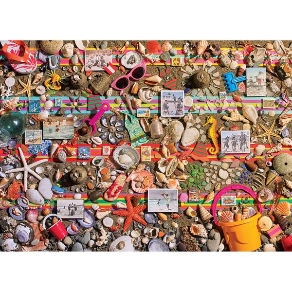 Puzzle de 1000 piezas: escena de playa - CobbleHill-80048