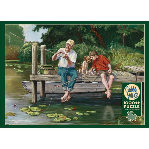 1000 piece puzzle: On the quay - CobbleHill-80159