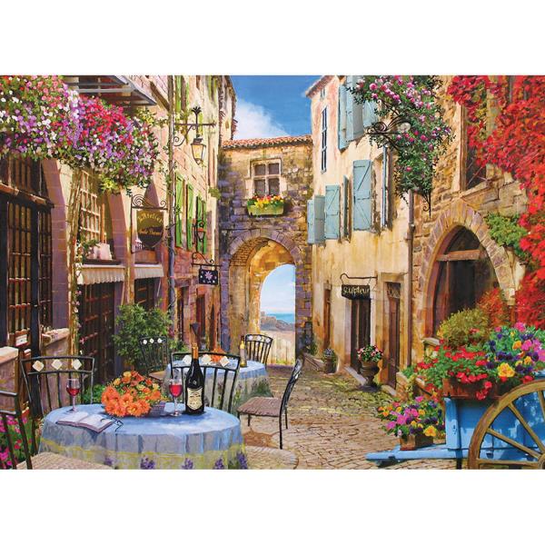1000 piece puzzle: French village - CobbleHill-80079