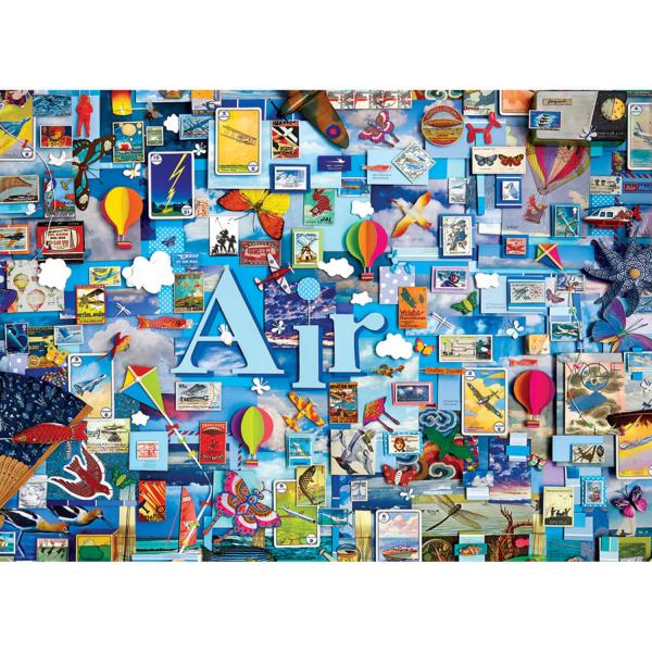 1000 piece puzzle: Air - CobbleHill-80170
