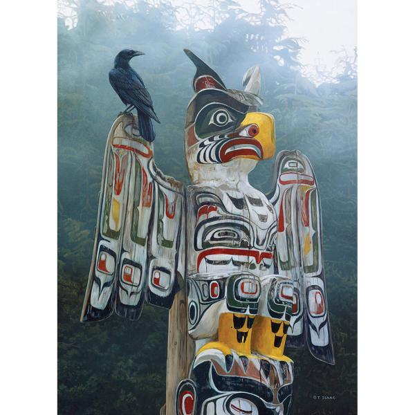 1000 piece puzzle: Totem in the mist - CobbleHill-80085