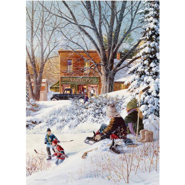 1000 piece puzzle: getting ready - CobbleHill-80207