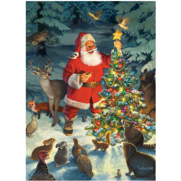 1000 piece puzzle: Santa's tree - CobbleHill-80292
