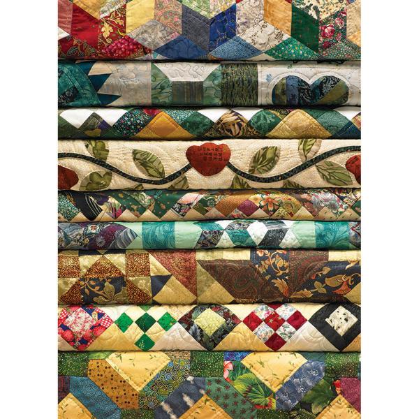 1000 piece puzzle: Grandmother's quilts - CobbleHill-80065