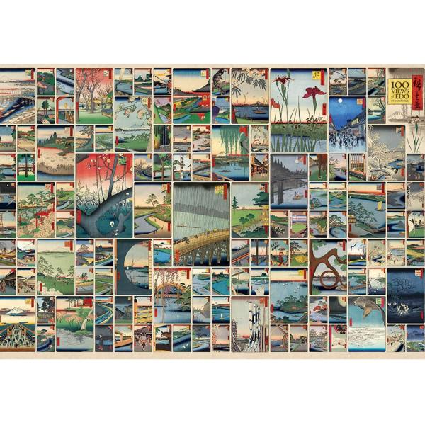 Puzzle 2000 pièces : 100 vues célèbres - CobbleHill-89017