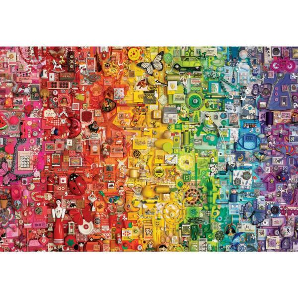 2000 piece puzzle: rainbow - CobbleHill-89003