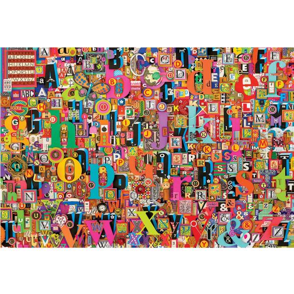 2000 piece puzzle: Shelley's ABC - CobbleHill-89010