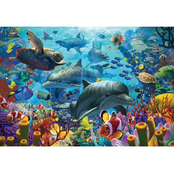 Puzzle 2000 pièces : mer de Corail - CobbleHill-89005