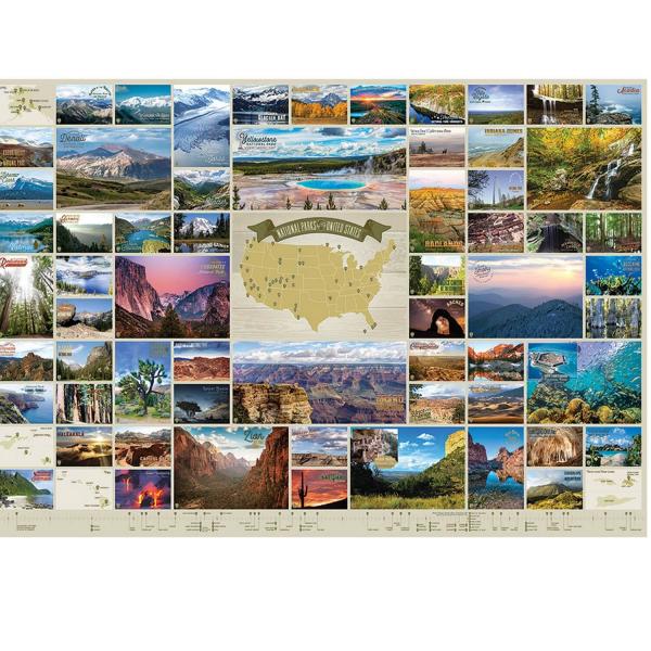 2000 piece puzzle: National parks of the United States - CobbleHill-89012