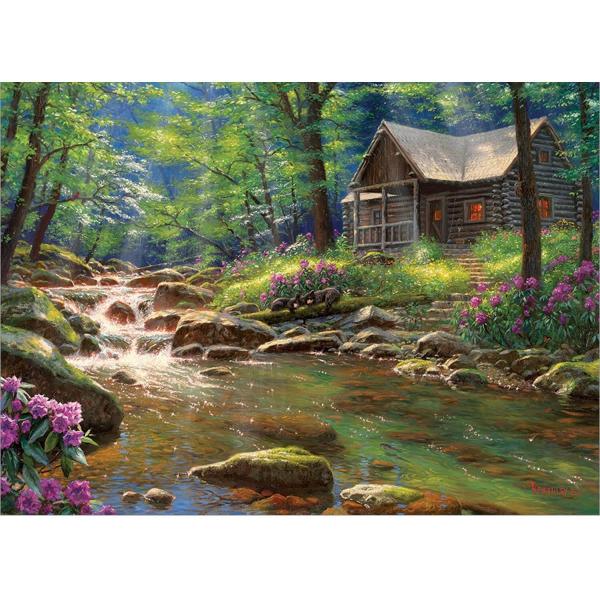 1000 piece puzzle: Fishing hut - CobbleHill-80313