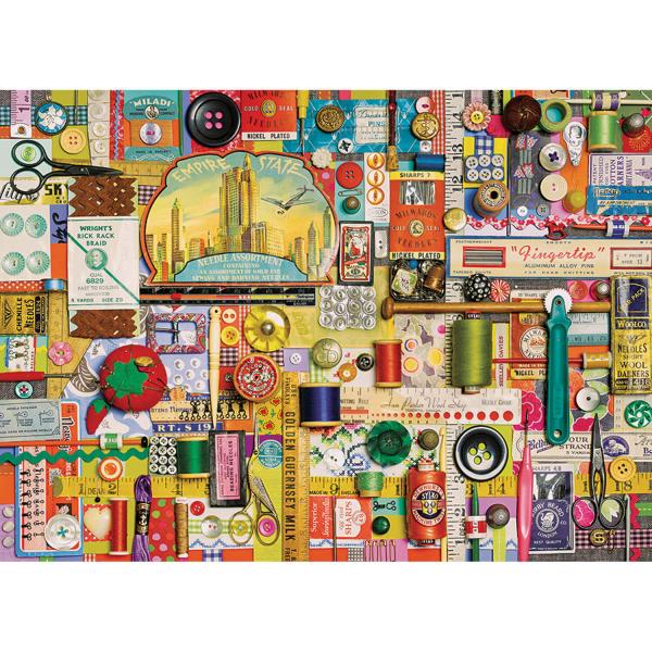 1000 piece puzzle: Sewing concepts - CobbleHill-80098
