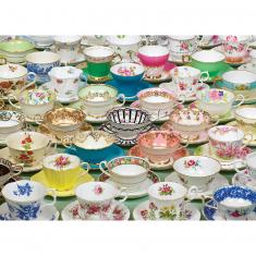 Puzzle de 1000 piezas: tazas de té
