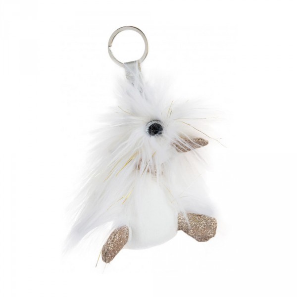 Porte-clé canard coin-coin : blanc 12 cm - CoinCoin-CC7005