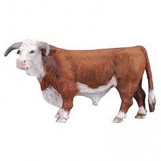  Hereford bull figurine