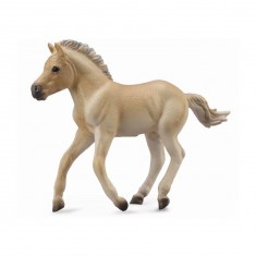 Horse Figurine: Brown Isabelle Fjord Foal