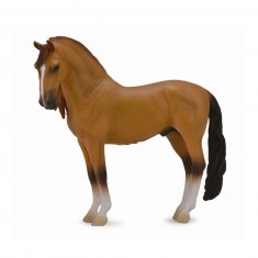 Horse Figurine: Campolina red dun stallion