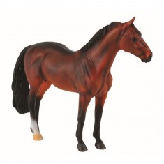 Horse Figurine: Hanoverian Bay Stallion