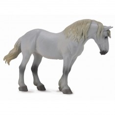 Horse Figurine: Percheron Mare gray
