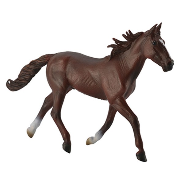 Horse figurine: Standardbred Brown Stallion - Collecta-COL88644