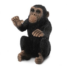 Monkey Figurine: Chimpanzee: Cuddling Baby