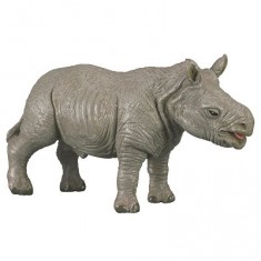 White Rhinoceros Figurine: Baby