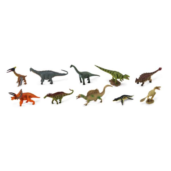  Mini Figures - Prehistory: Set of 10 mini Dinosaurs - Collecta-COL89102