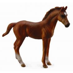 Horse Figurine: Thoroughbred Foal