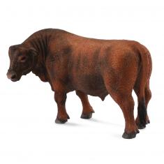 Farm Figurine (L): Red Angus Bull