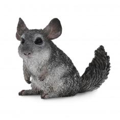 Wild Animal Figurine (M): Long-Tailed Chinchilla