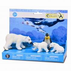 Set of 4 marine animal figurines