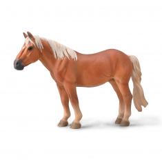  Horses Figurine (XL): Noriker Brown Mare