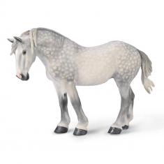 Collecta Horses Figure (XL): Gray Percheron Mare