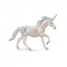 Unicorn stallion figurine: blue