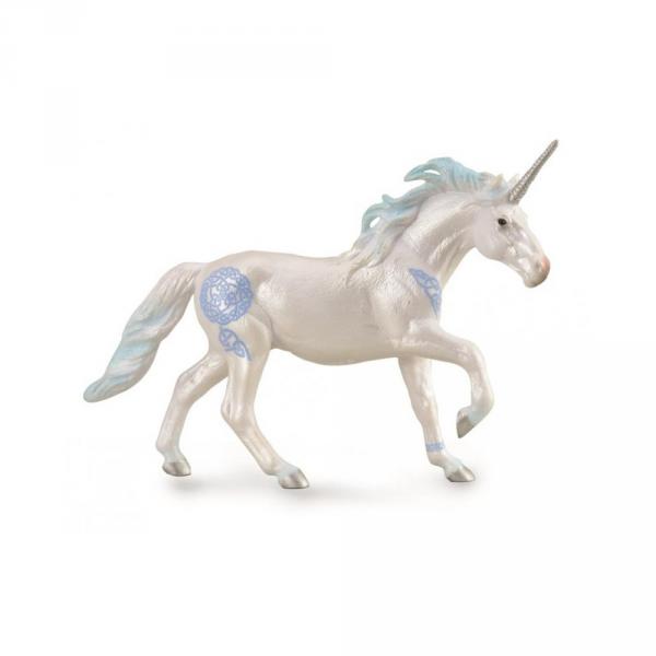 Unicorn stallion figurine: blue - Collecta-COL88849