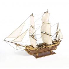 Wooden ship model: HMS Beagle