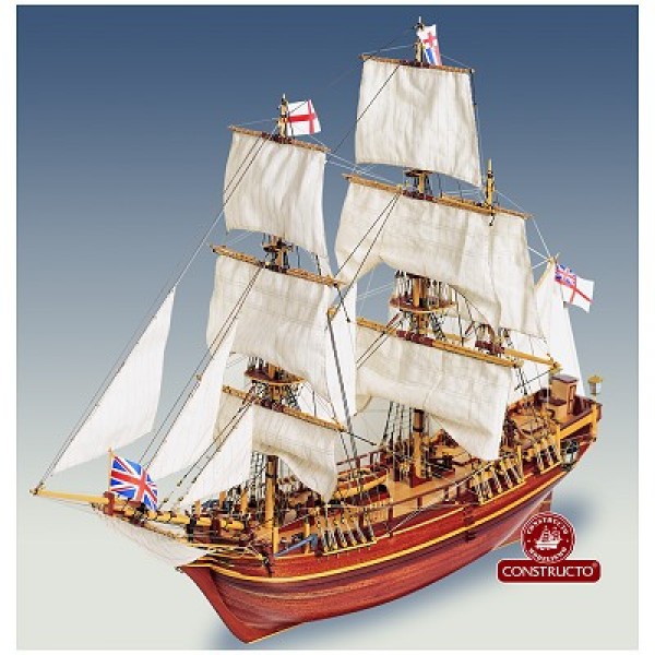 Wooden model ship: HMS Bounty - Constructo-80817