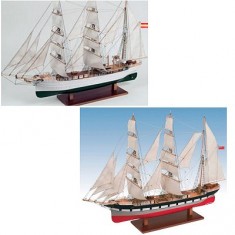 Schiffsmodell aus Holz: Galatea / Glenlee