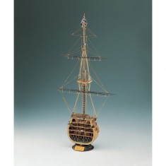 Maquette bateau en bois : Coupe du H.M.S Victory