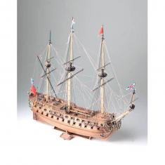 Schiffsmodell aus Holz: Neptun