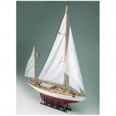 Wooden ship model: Corsaro II