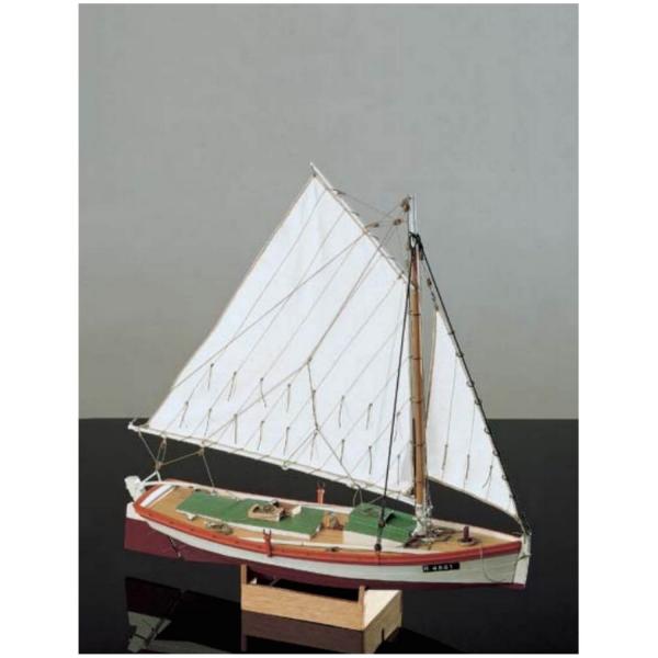 Modellschiff aus Holz: Flattie - Corel-SM42