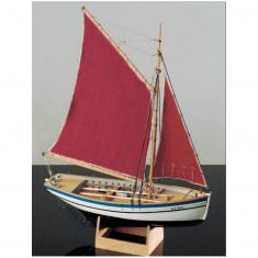 Maqueta de barco en madera: Le Sloup